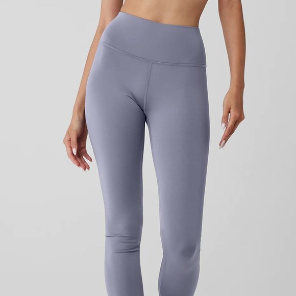 ALO Yoga Pants - NEW Alo 7/8 High-Waist Airlift Legging in Lilac Blue